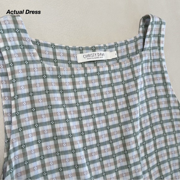 EUC: CHRISTY DAWN OOAK REMY DRESS IN LOTUS GINGHAM (S) - Picture 12 of 12